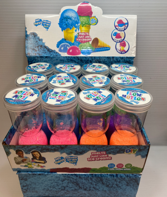 PiK A BOO Hourglass Flow Motion Timer – Colorful Sand Sensory Toy for Kids