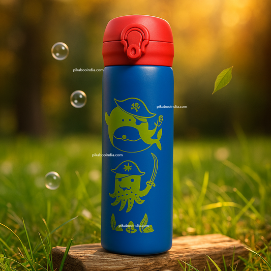 Adventure Mate Insulated Water Bottle | 420ml Stainless Steel Leak-Proof Sipper for Kids & Adults – School & Travel Friendly