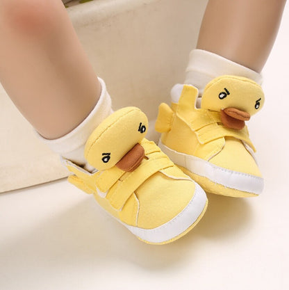 Duck Velcro Baby Soft & Cozy Booties - Easy-Fit Casual Shoes for Little Feet