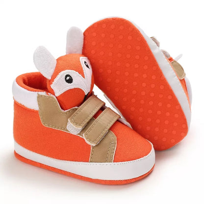 Fox Velcro Casual Booties Baby Shoes 🦊👶