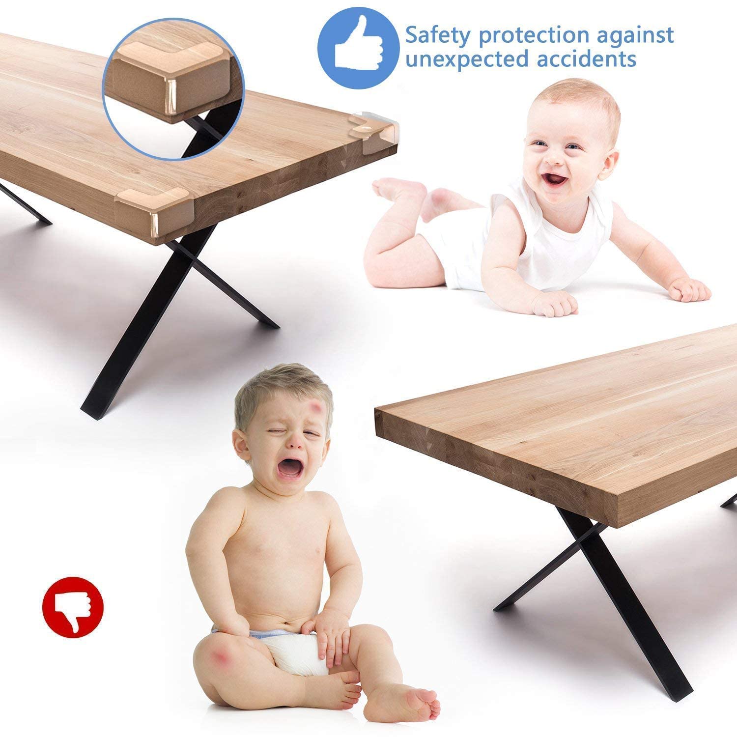 Coffee table edge protector discount