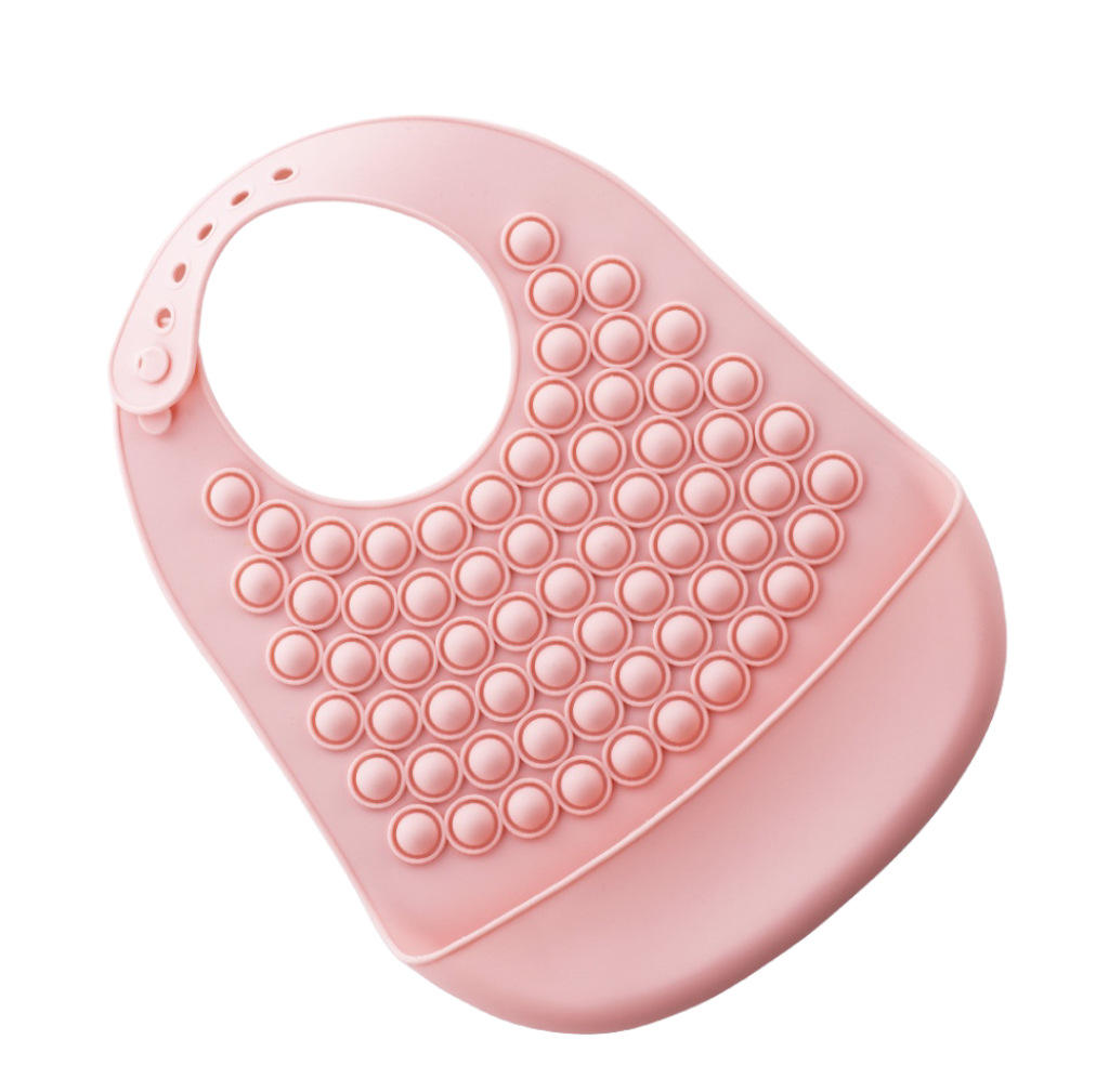 Silicone Poppit Bib with Crumb Catcher | Mealtime Fun