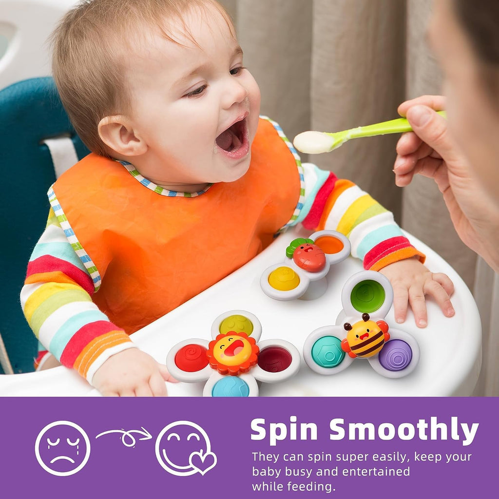 Suction Spinner Bath Toy - Fun & Engaging Water Play for Kids