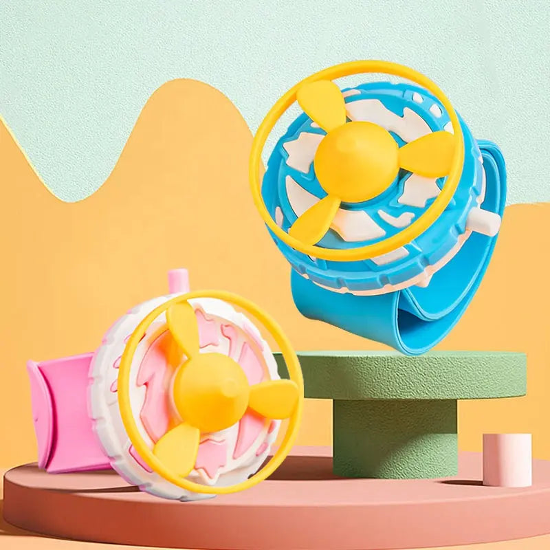 Spinning Flying Disc Slap Band Toy | Wristband Launcher with Frisbee – Fun Outdoor Play for Kids (1pc Random)