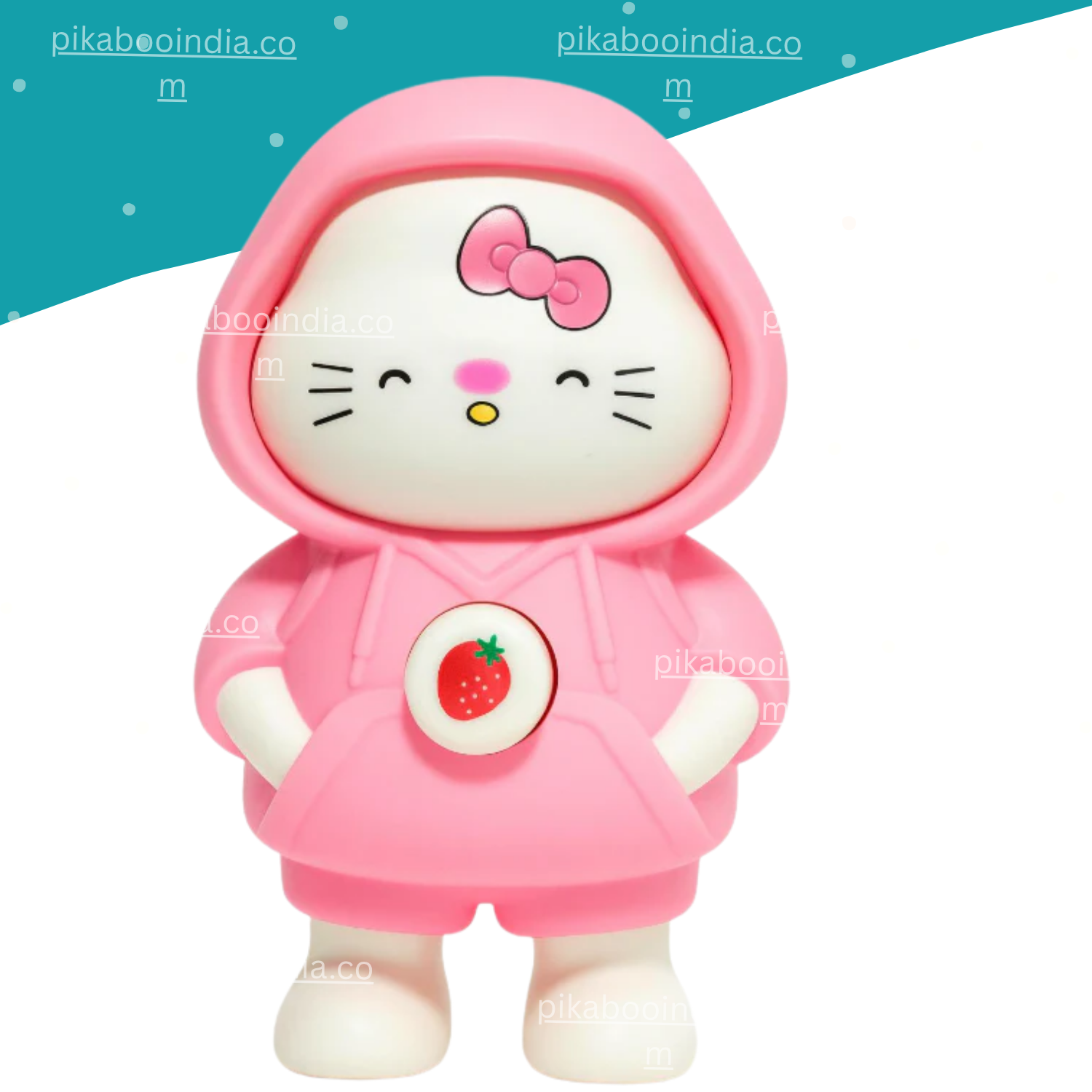 Hello Kitty Face Flip Keychain – Pink Cartoon Character Changing Toy Gift