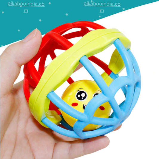 Baby Rattle Ball – Soft & Sensory Toy for 3M+