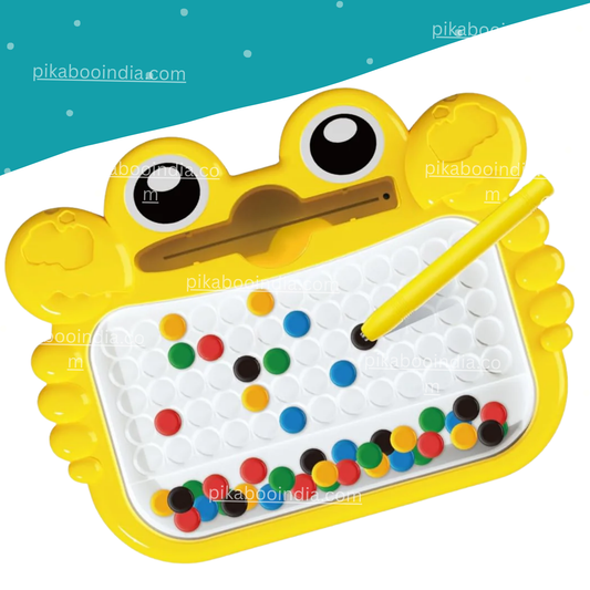 Crab Magnetic Bead MagPad Board With Pen | Montessori Drawing Game Toy