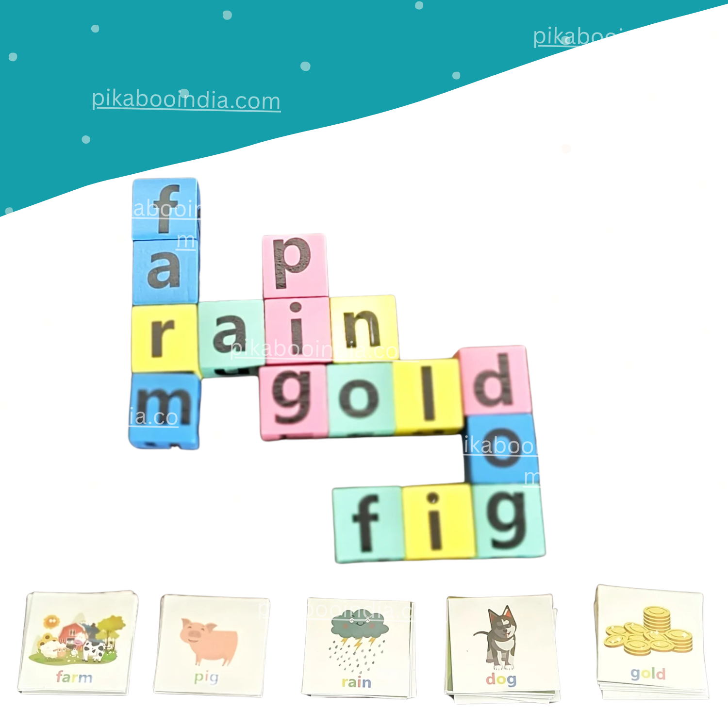 Wooden Spelling Game – Fun Alphabet & Word Builder