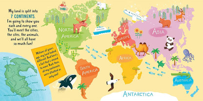 Little Genius – The World | Fun & Educational Board Book for Kids