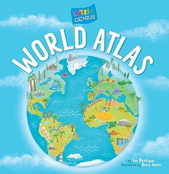 Little Genius – The World | Fun & Educational Board Book for Kids