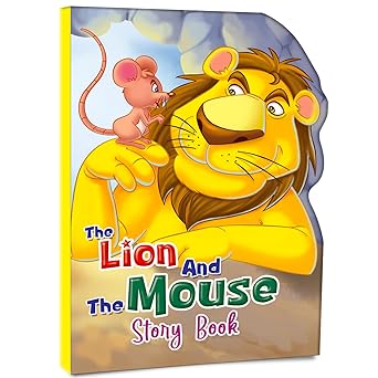 The Lion and The Mouse – Board Book | Classic Moral Story for Kids