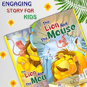 The Lion and The Mouse – Board Book | Classic Moral Story for Kids