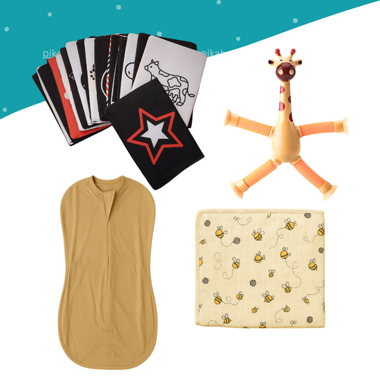 Visual Play & Comfort Hamper for Newborns (0-6 months)