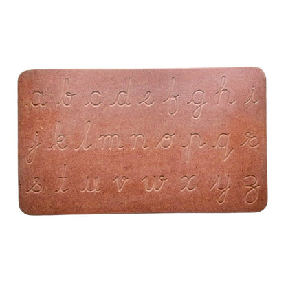 Small Cursive Wooden Tracing Board for Writing Practice, Handwriting Improvement