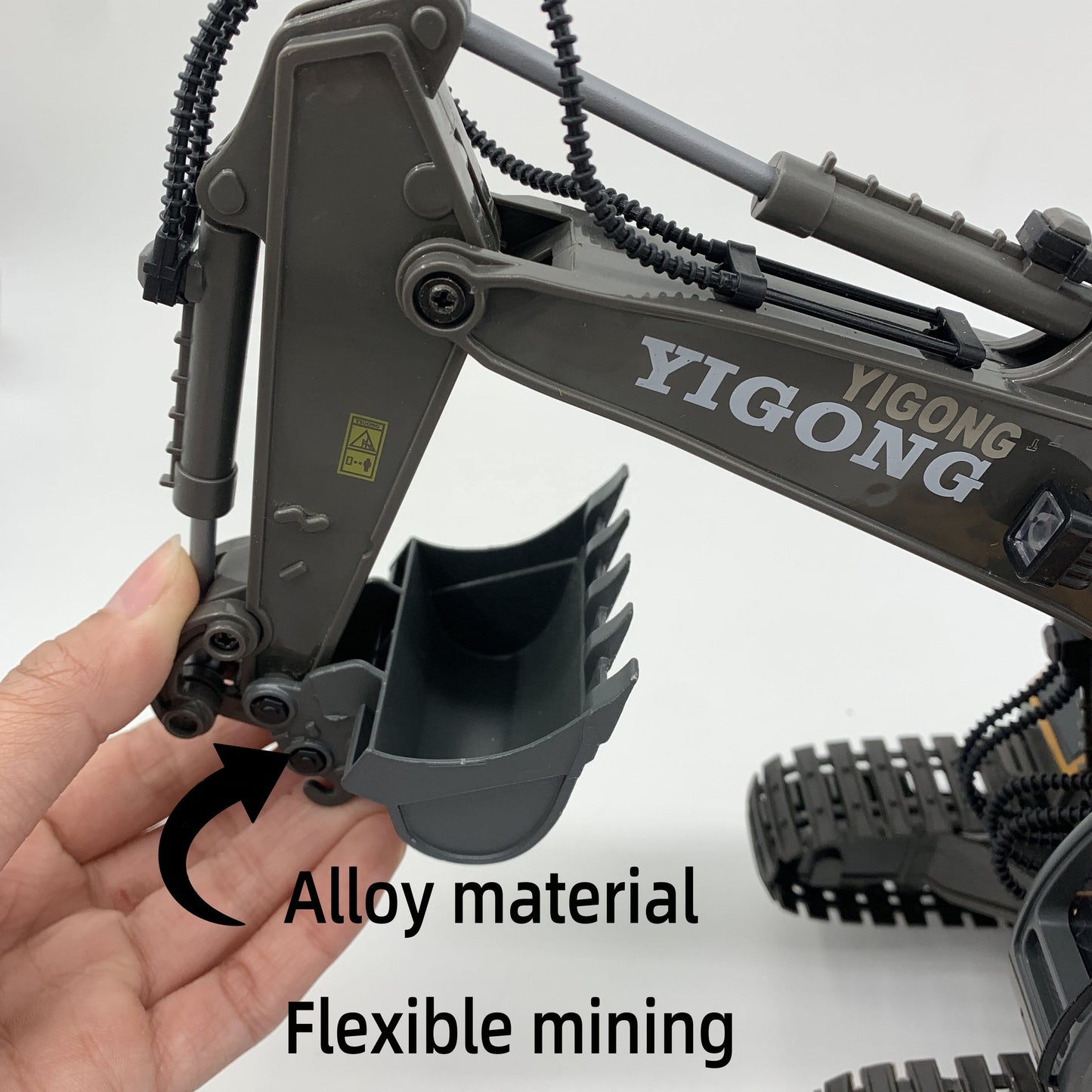 Construction Excavator RC Truck Kids Play Vehicle Toy