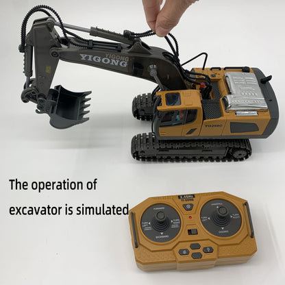 Construction Excavator RC Truck Kids Play Vehicle Toy