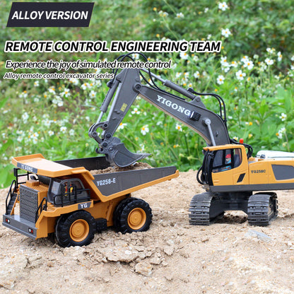 Construction Excavator RC Truck Kids Play Vehicle Toy