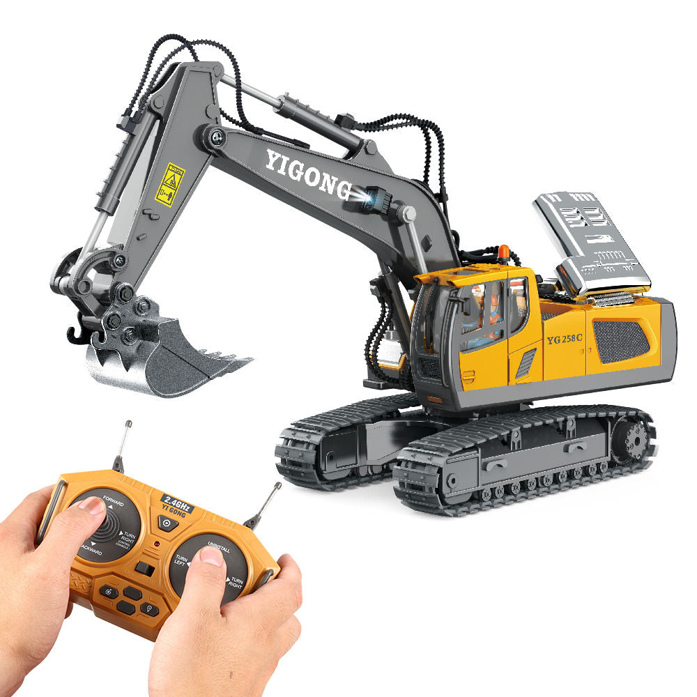 Construction Excavator RC Truck Kids Play Vehicle Toy