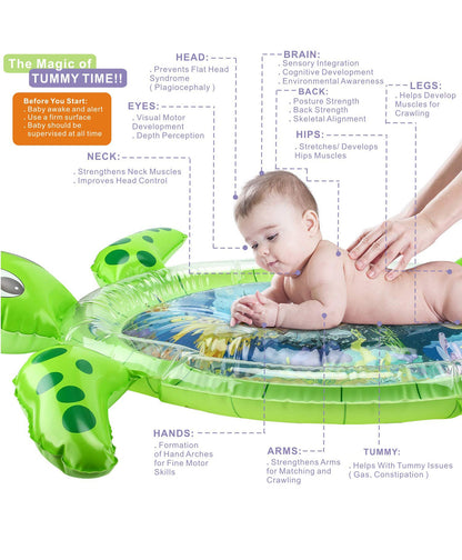 Baby Premium Tummy Time Inflatable Water Play Mat