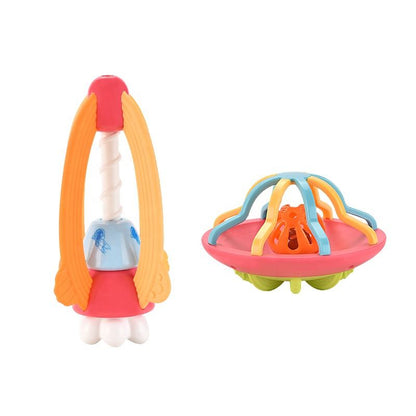 UFO & Rocket Rattle Bells Set – Fun for Infants