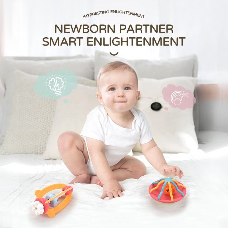 UFO & Rocket Rattle Bells Set – Fun for Infants