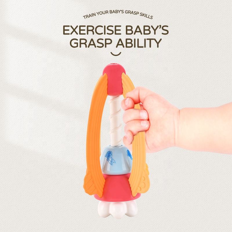 UFO & Rocket Rattle Bells Set – Fun for Infants