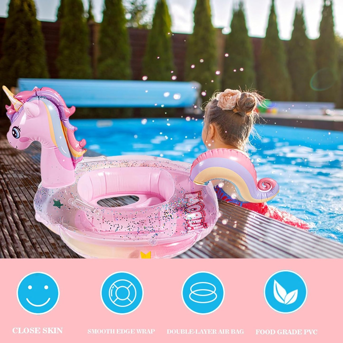 🦄 Unicorn Swimming Float – Fun & Safe Pool Float for Kids | Summer Beach & Water Play Aid 🏖️🌊
