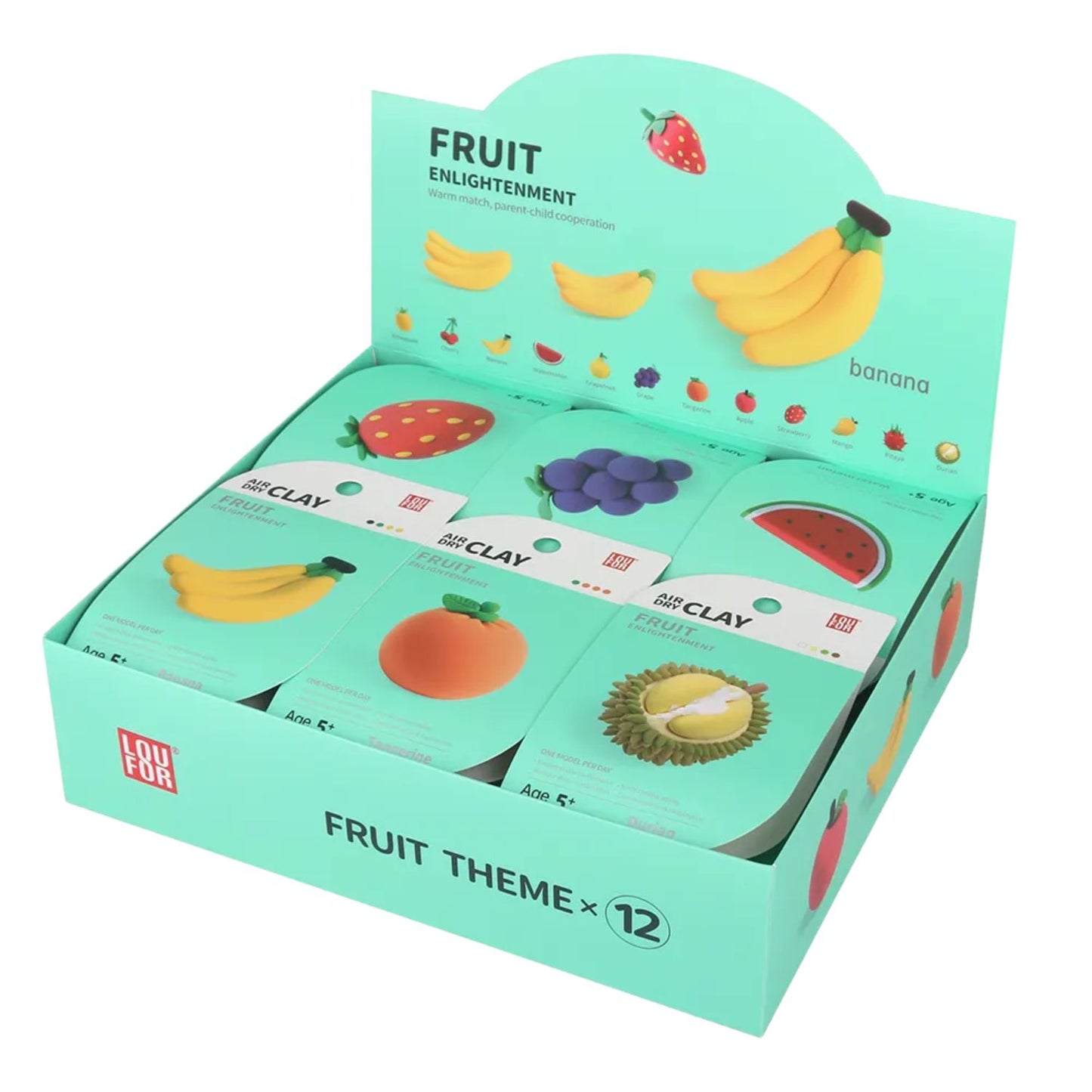 Fruit Clay Set – Soft Non-Toxic Modeling Fun for Kids