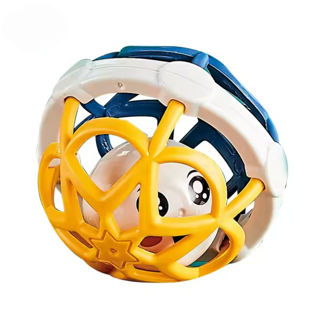 Baby Rattle Ball – Soft Sensory Grasp Toy for Infants Ages 3 Months+