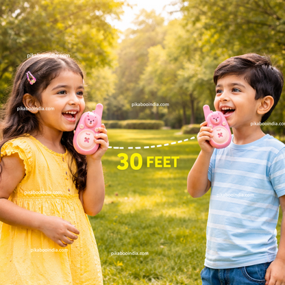 Bear Walkie Talkie Toddler Kids Long Range Toy Best Return Gift
