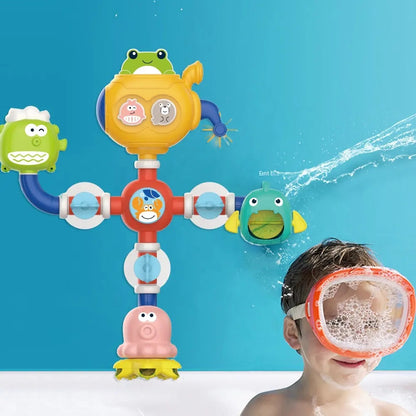 Water Bath Toys for Infants Toddlers Kids Fun Bathtub Ocean Animals Shower Play 1 2 3 4 5 6 years