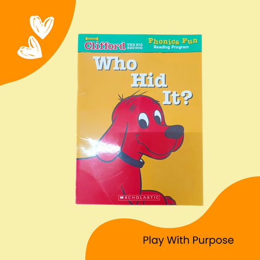 Clifford Phonics Reading Book for Kids Learning - Set of 3 books