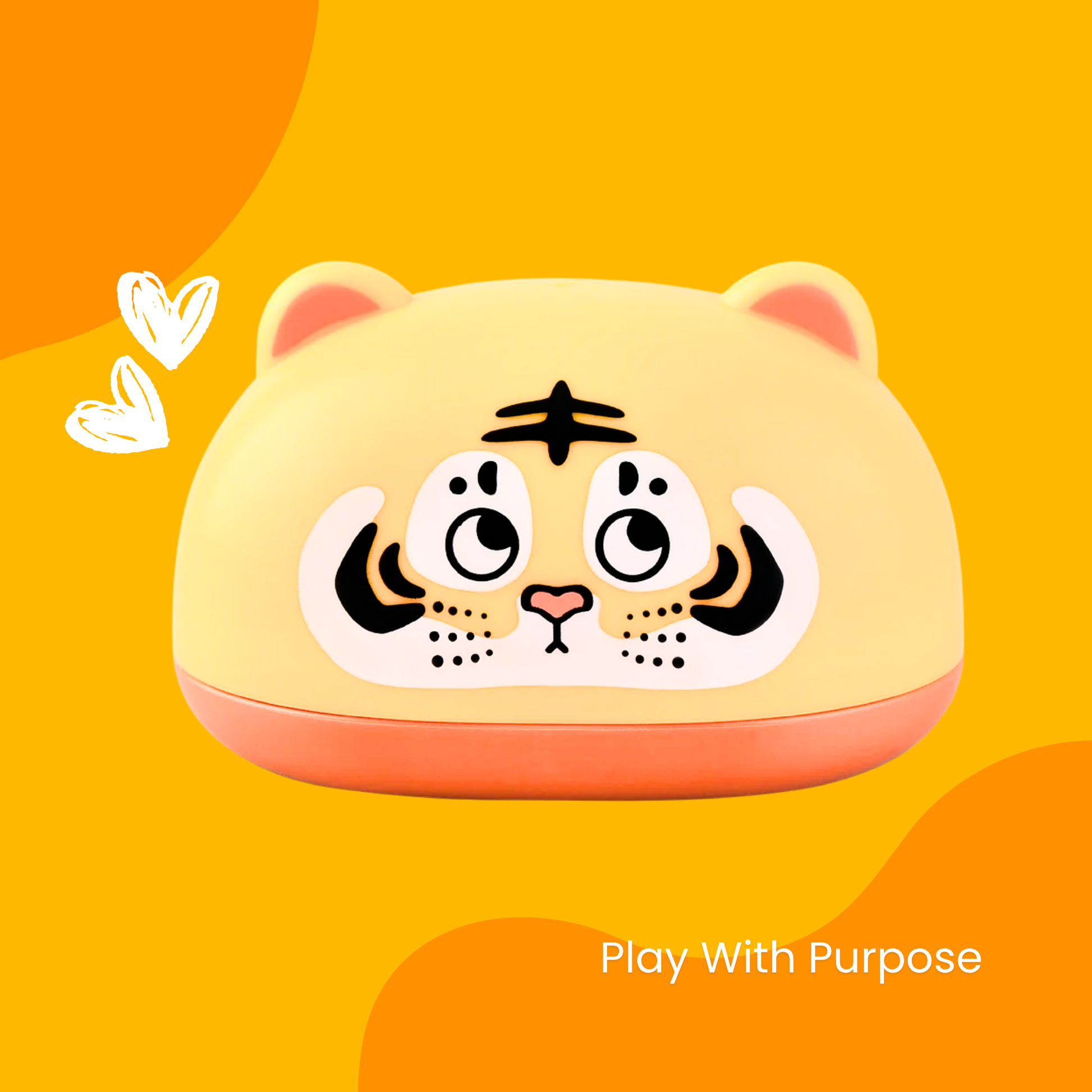 Tiger-Shaped Soap Case for Kids – Fun Bath Accessory with Cute Jungle Design