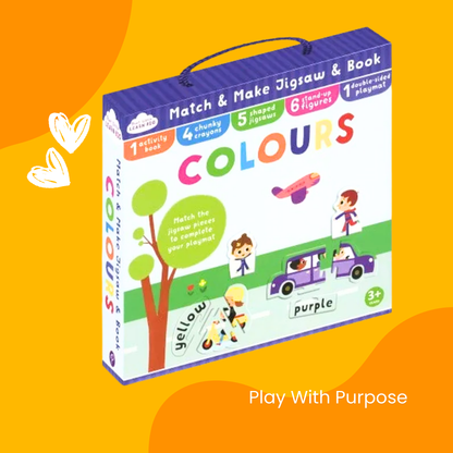 Match & Make Jigsaw Puzzle & Book | Fun Learning for Kids