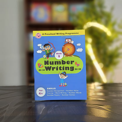 Preschool Writing Number Writing 20-50