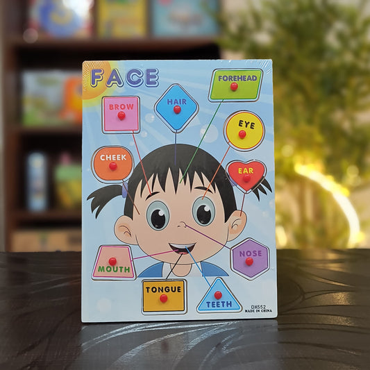 Face Education Wooden Board A Fun Way to Learn Emotions & Expressions!