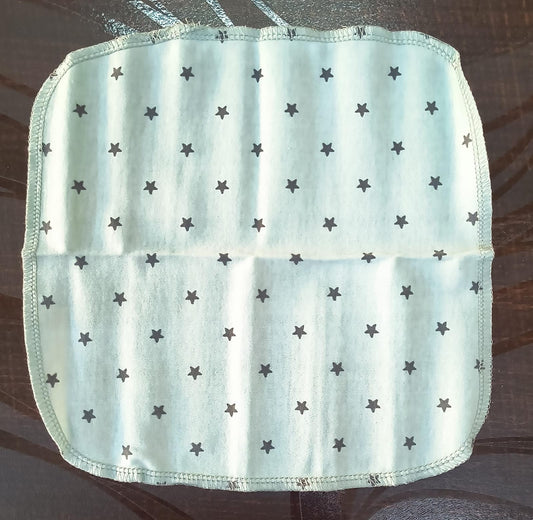 Organic Washcloths Set of 7–  ( Design -1 )Super Soft, Highly Absorbent & Durable for Everyday Use