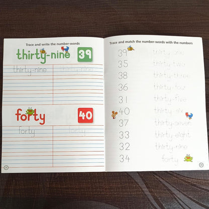 Preschool Writing Number Words One-Fifty