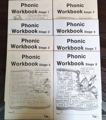 Phonic Workbook (Stage 1 To 8)