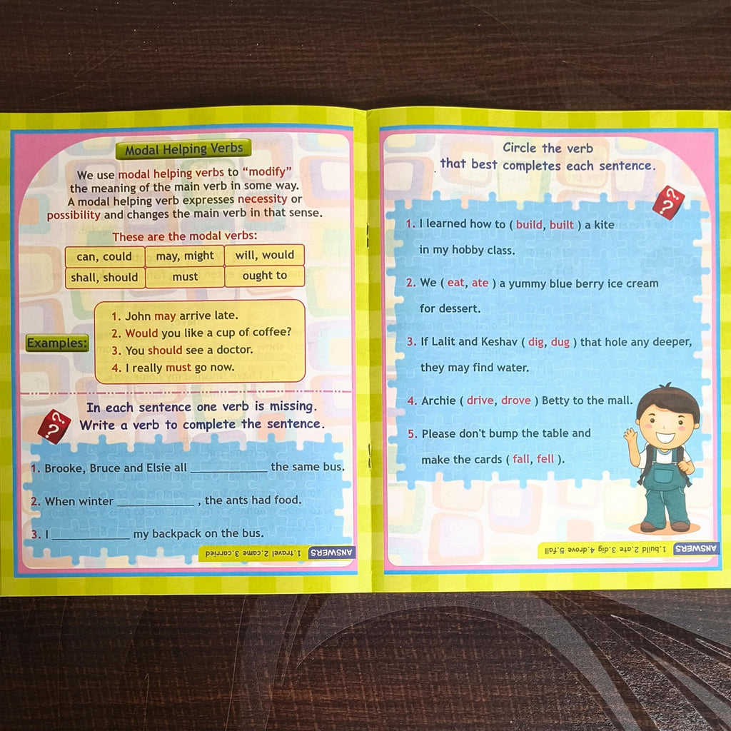 The World of English Grammar (Collection of 6 Books) for Early Learning and Education for 5 years and above