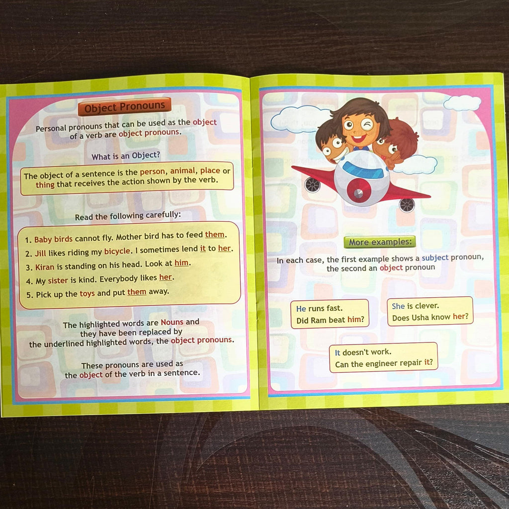 The World of English Grammar (Collection of 6 Books) for Early Learning and Education for 5 years and above