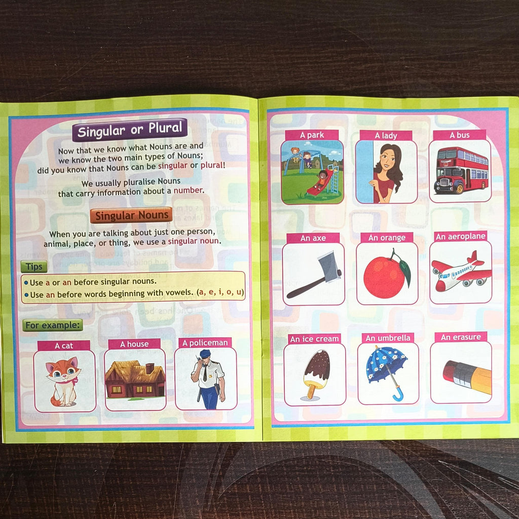 The World of English Grammar (Collection of 6 Books) for Early Learning and Education for 5 years and above