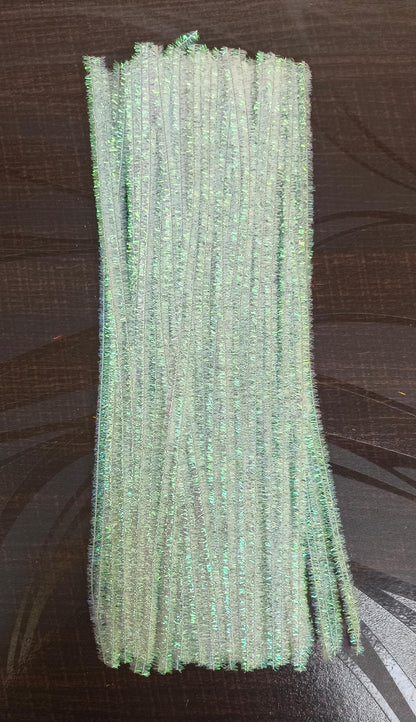 Glitter Craft Pipe Cleaners – 50-Pack Sparkly Stems for DIY Arts & Kids’ Crafts