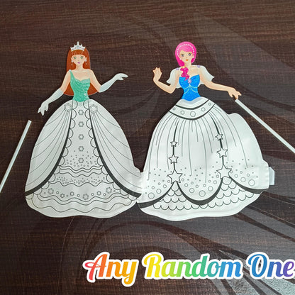 3D Princess DIY Kit | Magical Crafting Adventure for Kids (Colour, Inflate and Have Fun)