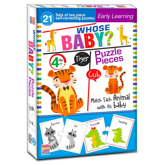 Whose Baby? Puzzle Pieces (Early Learning 21 Pieces of Connecting Puzzles)