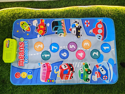 Baby Musical Mat Floor Piano: Traffic Touch Playmat for Toddler & Baby Montessori Early Education