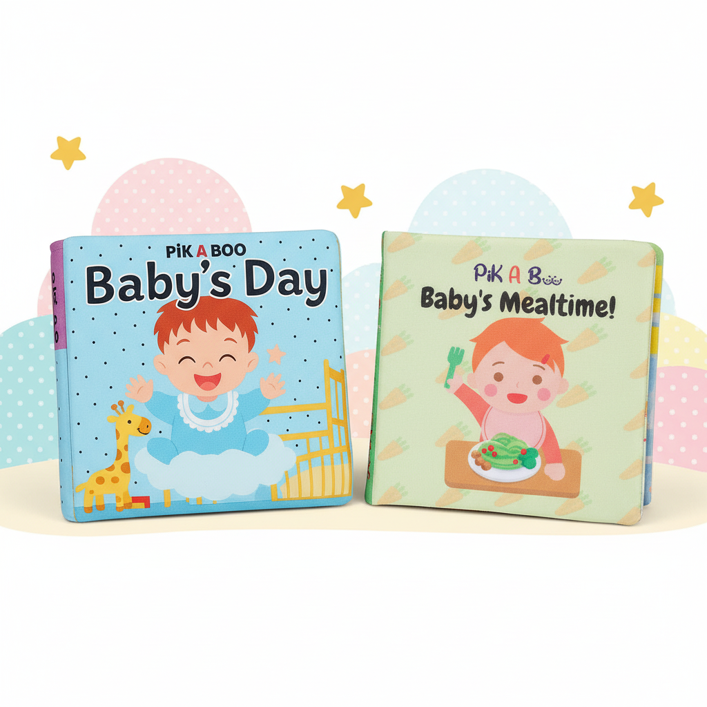 Baby Cloth Books Combo with Enhanced Background