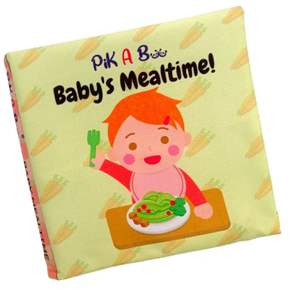 Baby's Mealtime PiK A BOO Exclusive Cloth Books