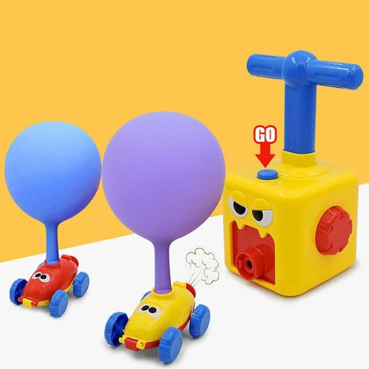 🎈 Air Balloon Launcher Car 🚗💨 | STEM Educational Toy for Kids (3-6 Yrs) | Science & Aerodynamics Learning with Manual Balloon Pump 🎓🔬