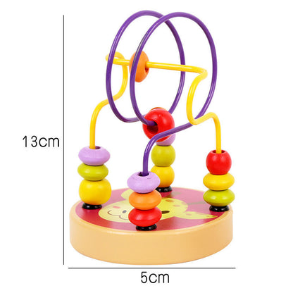 Wooden Bead  Roller Coaster Toy – Montessori for Toddlers
